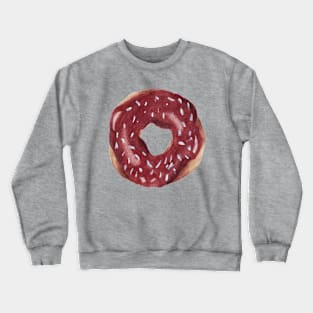 Chocolate Doughnut Crewneck Sweatshirt